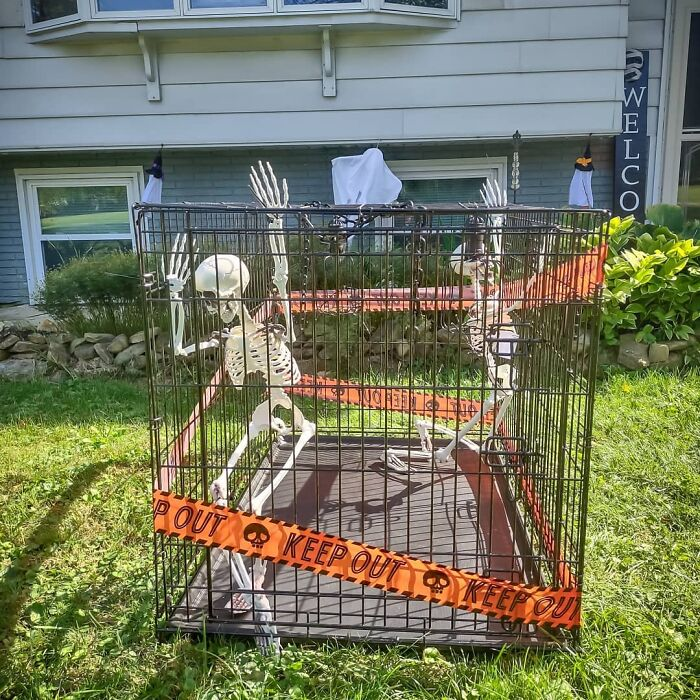 20. Time To Set Up The Halloween Decorations Outside