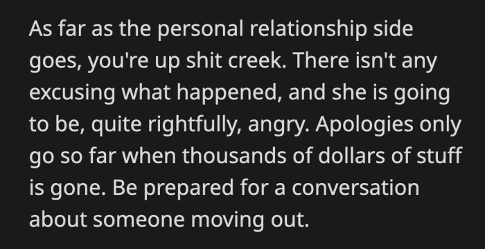 Meredith will never trust her the same way again