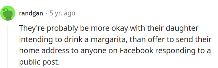 Seems like safeguarding the family recipe for chaos runs higher on their priority list than cocktails.