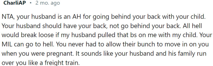 The Spouse Should Be Supportive and Have Their Partner's Back