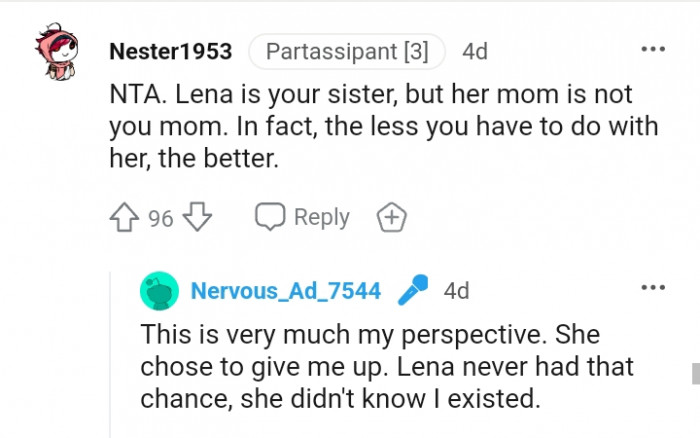 The less you have to do with her, the better