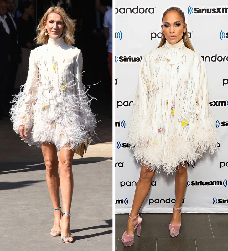 11. Céline Dion and Jennifer Lopez