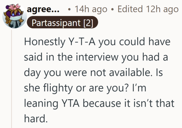 That confidence only works if everything lines up perfectly, which it didn’t.