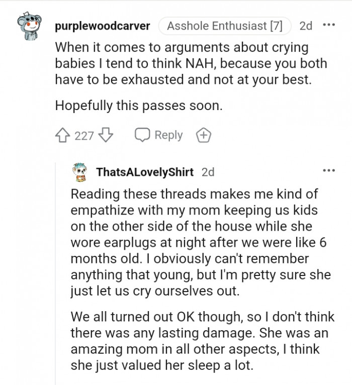 You both have to be exhausted at some point