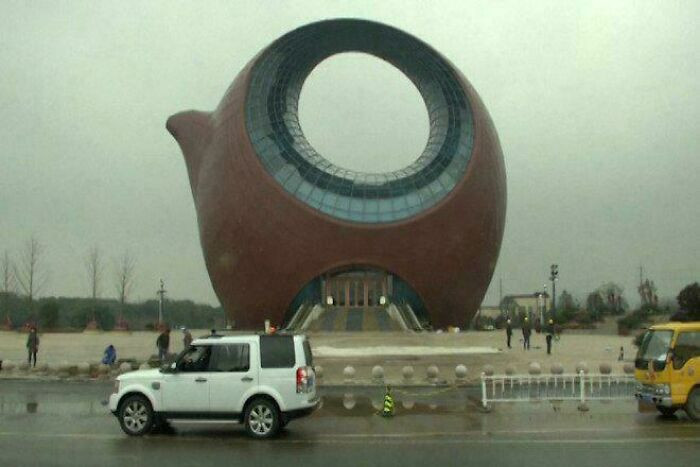 The Teapot Building In Wuxi, China