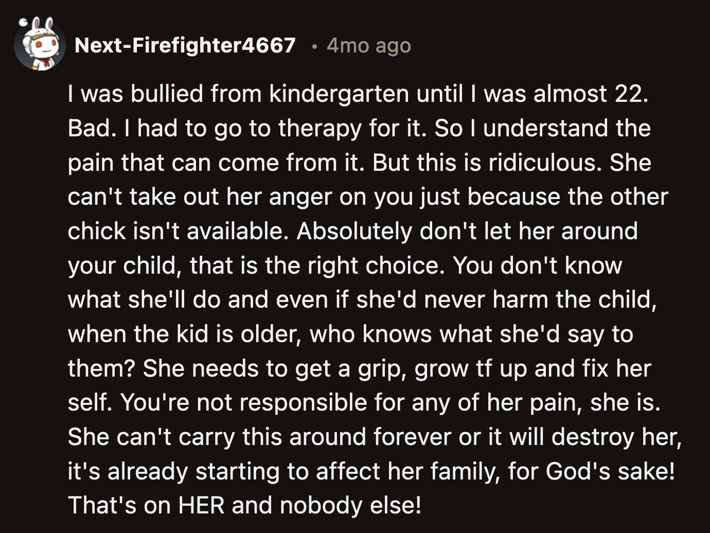 It's frightening to think about what OP's sister-in-law could do to OP's baby if she is allowed near them.