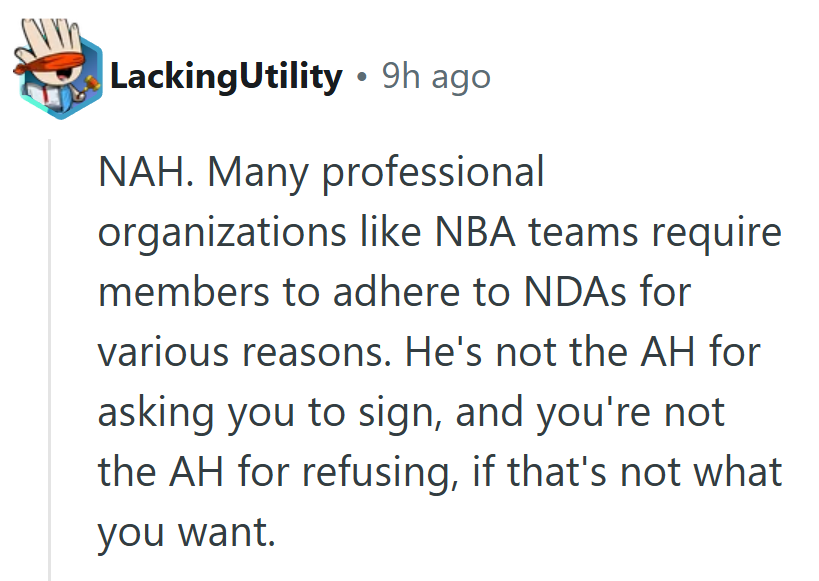 Sometimes two people can be right and still walk away with different comfort zones.