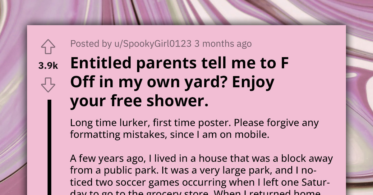 Homeowner Teaches An Entitled Family a Lesson By Turning Her Sprinklers On When They Trespassed and Set Up a Midday Picnic On Her Front Lawn