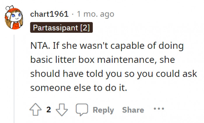 Possibly true, Jen should have told OP from the very start. Communication is key, after all!