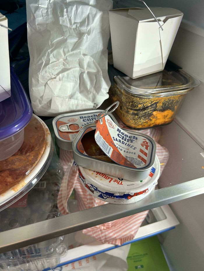 "Open Can Of Sardines Left In The Office Fridge Overnight"