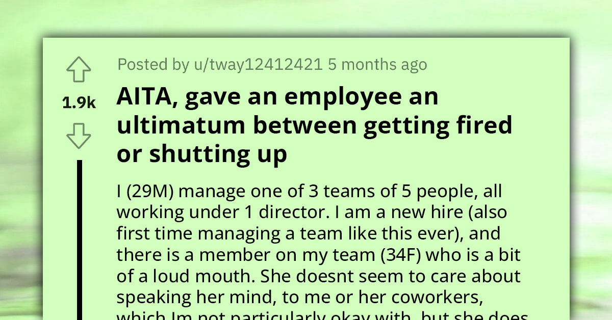 Manager Tells Employee She Will Be Nicer To Bosses Or Get Fired, Other Employees Accuse Her Of Siding With The Big Man