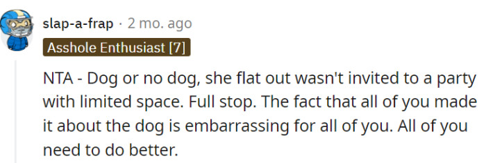 The main point remains—uninvited guests are not welcome, no matter the flavor they bring.