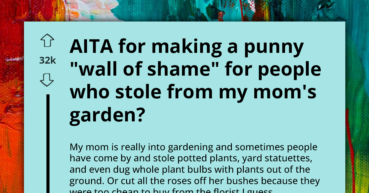 Plant And Flower Thieves Get Shamed By "Punny" Wall Of Shame Poster Complete With Their Photos And Garden-Related Pun Nicknames