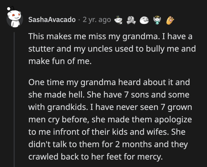 Cheers to all the grandparents who fight to shield their grandkids from their own children!