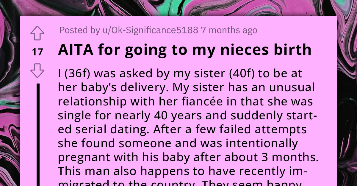 Woman Accompanies Sister During Labor, Leaving Husband Upset Because He Has To Take Care Of Their Two Kids For The Night