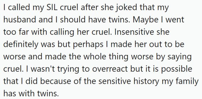 OP has offered the following explanation for why they think they might be the a-hole: