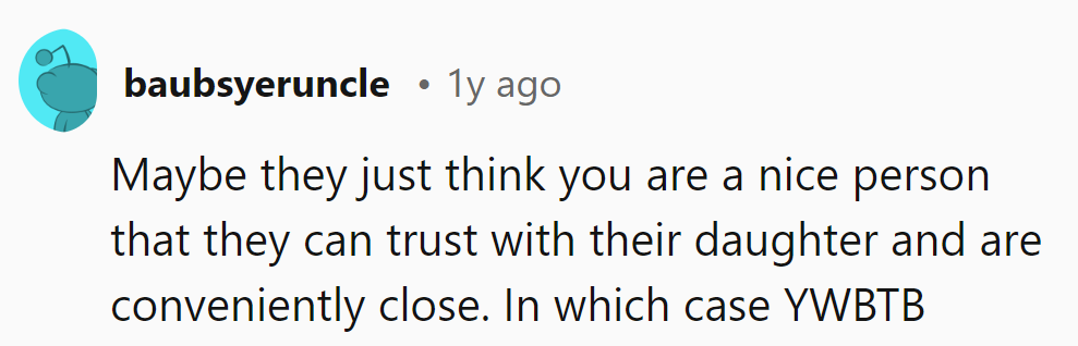 His magnetism lures babysitting duties. They must sense his charm and reliability!