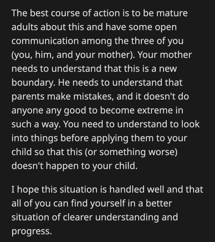 OP, her husband, and her mom need to have an adult conversation about boundaries instead of this ongoing silent war