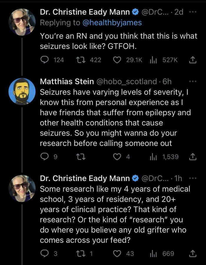 20. On A Twitter Post About A Woman Claiming To Have Seizures From The Vaccine