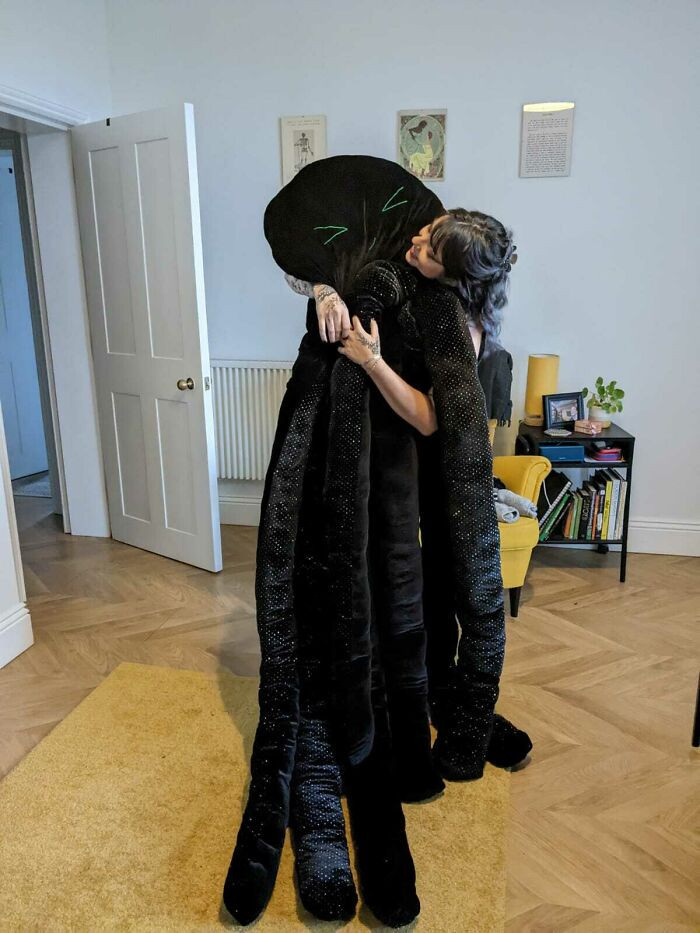 49. I Made A 7ft Long Octopus Plushy. He's Called Octopus Prime, And He's The Most Ridiculous Thing I've Made This Year.