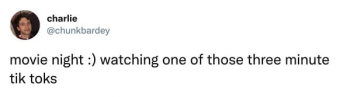 17. What a movie night is