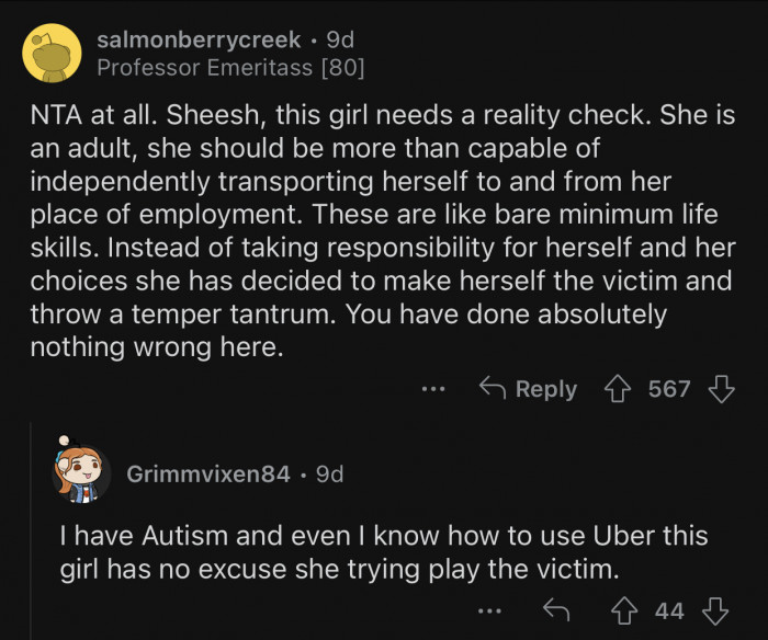 Here's how the Reddit community reacted to u/MillieOh's post: