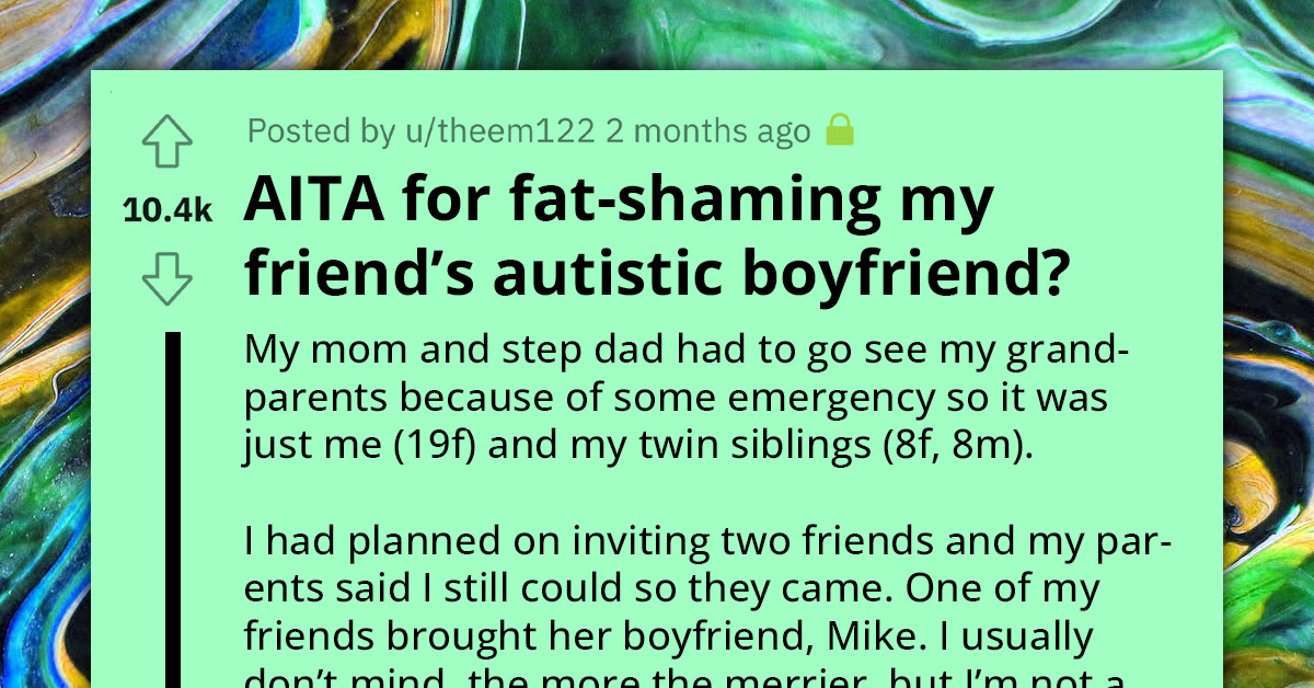 Quarrel Looms As Lady Fat-Shames Her Friend's Autistic Boyfriend For Making Degrading Comments About Her Eight-Year-Old Sibling