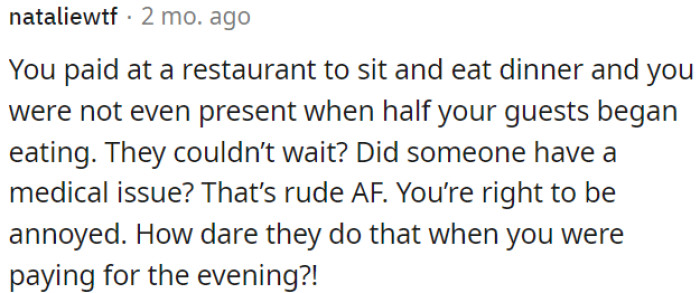 OP is right to be annoyed.