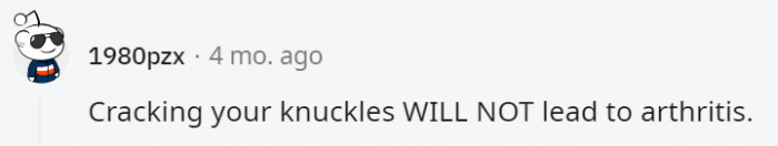 40. The cracking sound is just from nitrogen bubbles bursting too