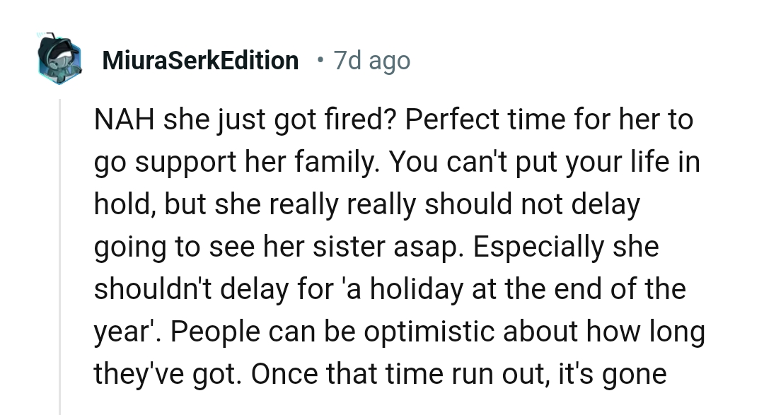 People can be optimistic about how long they've got