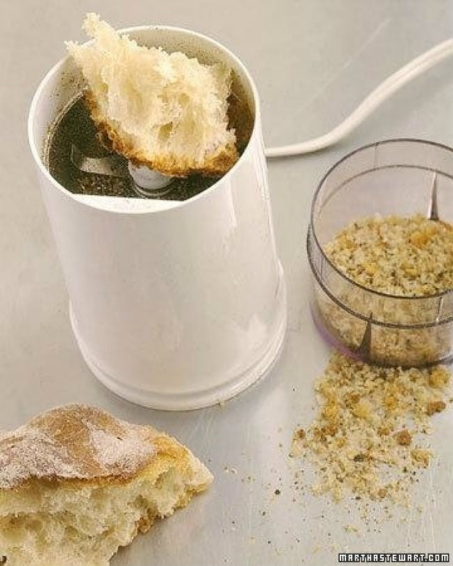 Clean a coffee or spice grinder