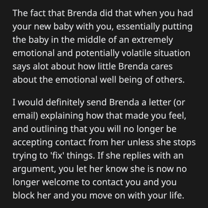 She didn't do this out of concern for her children. She wanted to be the mom who brought her kids together against their wishes.