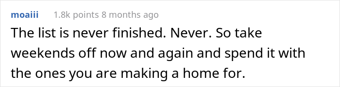 The list of repairs is never-ending