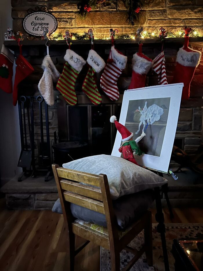 3. We Don’t Use The Traditional Elf On The Shelf, But A Vintage Annalee. Her Name Is Marilyn