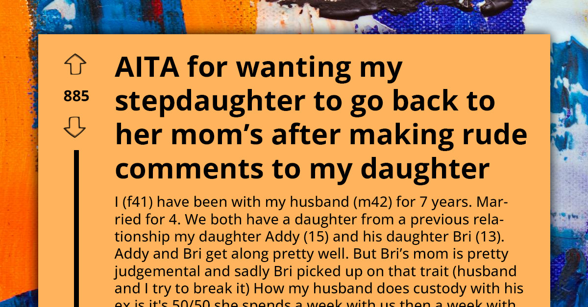 Woman Left Heartbroken By Stepdaughter's Hurtful Comment About Sick Daughter's Appearance