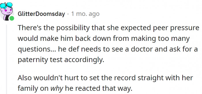 OP needs to set the record straight