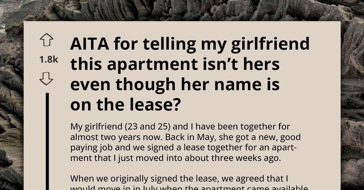 AITA For Saying Our Shared Apartment Isn't Really Hers Yet