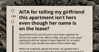 AITA For Saying Our Shared Apartment Isn't Really Hers Yet