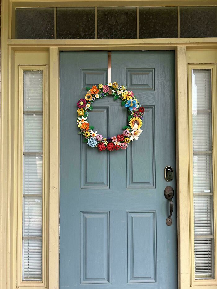 "My First LEGO Wreath!"