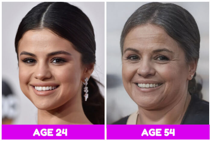 6. Selena Gomez looks too cute and sweet even in her 50s.