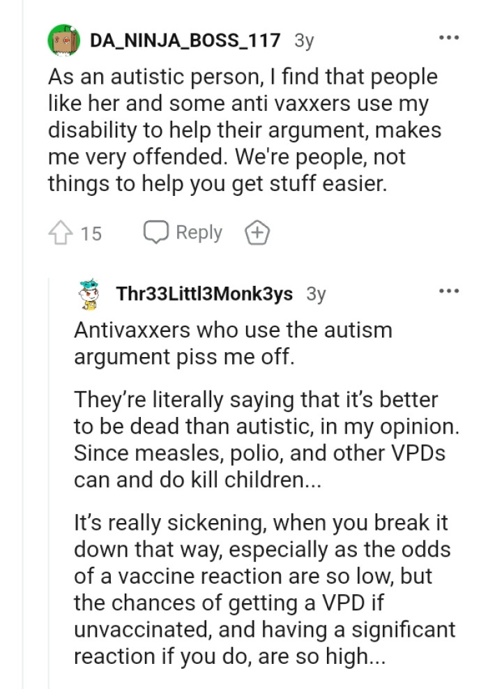 They're literally saying that it's better to be dead than autistic