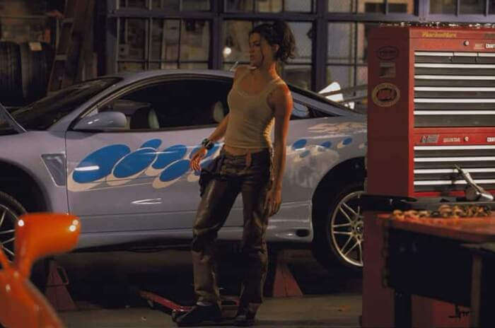 1. Michelle Rodriguez in “The Fast and the Furious”