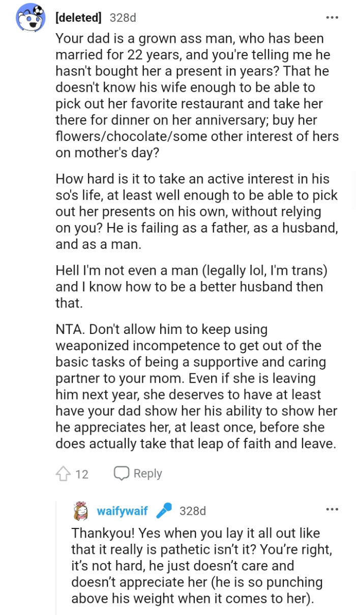 He should take an active interest