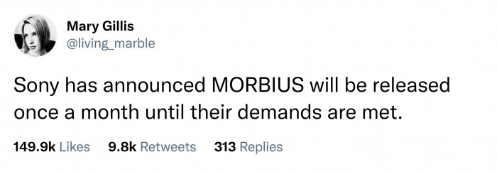 9. If they release it enough times, people will eventually like it.