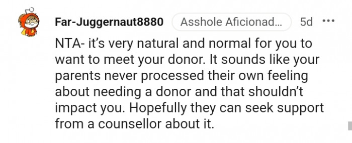 They can seek support from a counselor