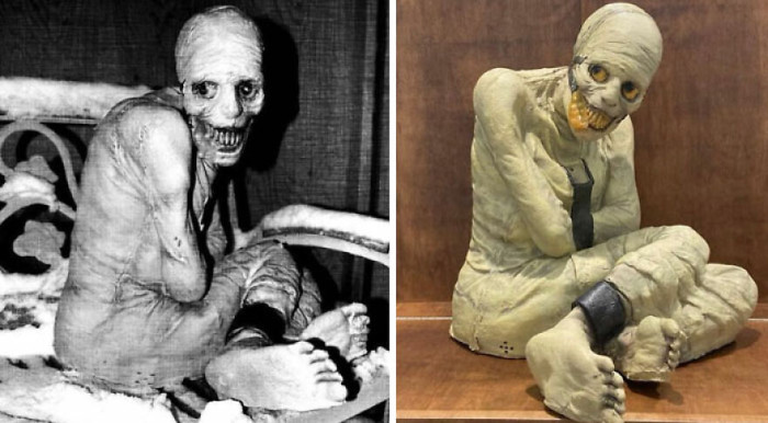 "Russian Sleep Experiment's Infamous Image of a Smiling Test Subject Is Actually a Prop Called 'Spazm'"