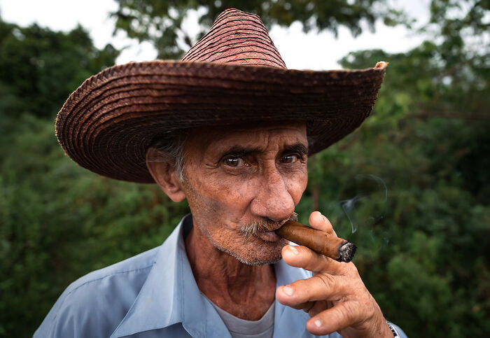 Don Mario From The Series 'Life In Viñales' By Mogli Maureal