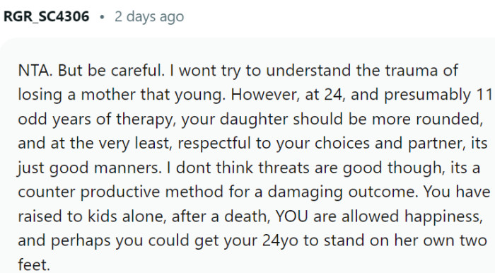 Threats are usually a counterproductive method.