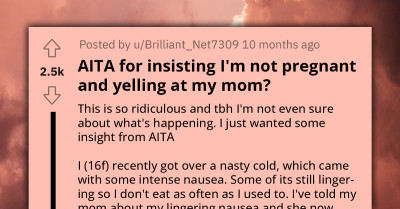 Delusional Mother Refuses To Accept Teen Daughter Is Lesbian, Starts Imagining She Is Pregnant And Giving Her Advice About Imaginary Baby