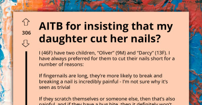 Mother Forces Teen Daughter To Cut Her Fingernails After Cutting Brother's Hand And Causing Him To Bleed, Dad Says It Was Uncalled For